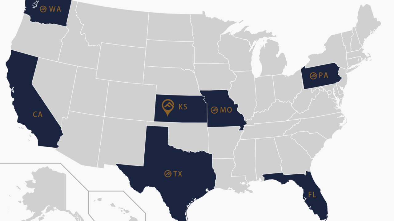 Headquartered in Overland Park, Kansas, we proudly serve Washington DC, Pennsylvania, Missouri,Texas, Florida, California, and beyond! Headquartered in Overland Park, Kansas, we proudly serve Washington DC, Pennsylvania, Missouri,Texas, Florida, California, and beyond!